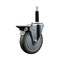 Service Caster 5'' Gray Poly Swivel 3/4'' Expanding Stem Caster with Brake SCC-EX20S514-PPUB-PLB-34 - alternate 1